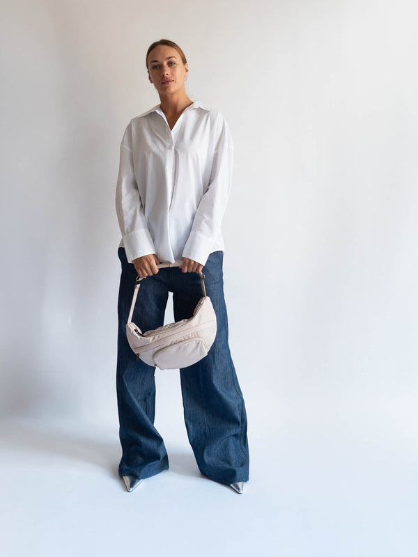 Hvisk JADE MATTE TWILL - Light Taupe