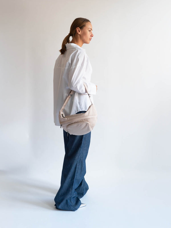 Hvisk JADE MATTE TWILL - Light Taupe