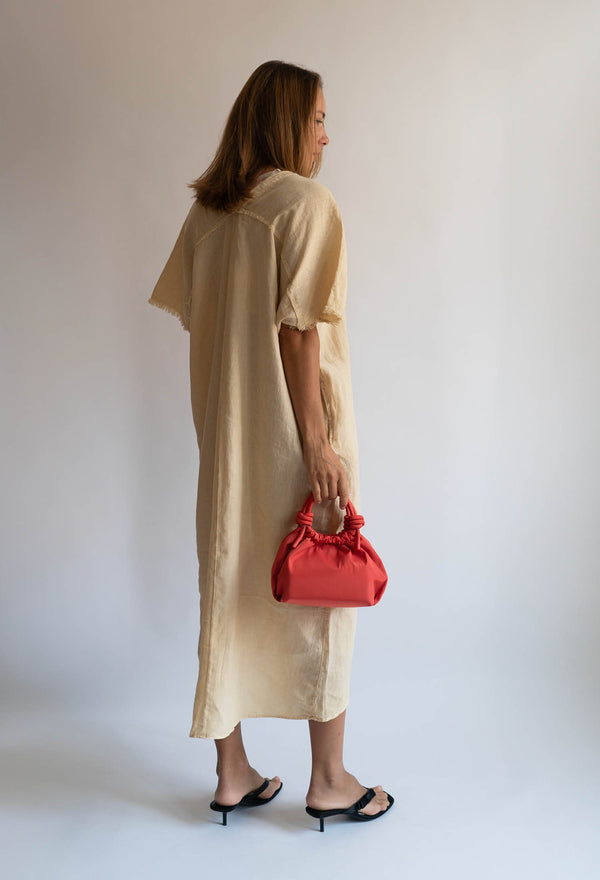 Hvisk JOLLY MATTE TWILL - Red Coral