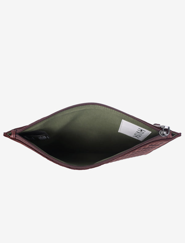 Hvisk KIT LARGE BRAIDED NEOPRENE - Midnight Plum