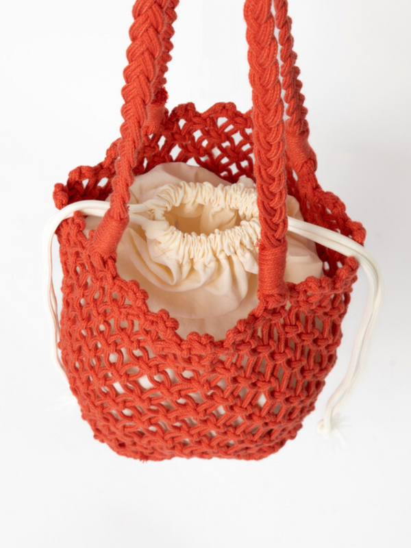 Hvisk LOLLY TOTE - Red Coral