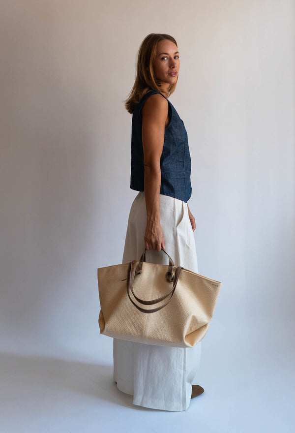 Hvisk TOWNY RAFFIA STRUCTURE - Raffia Sand