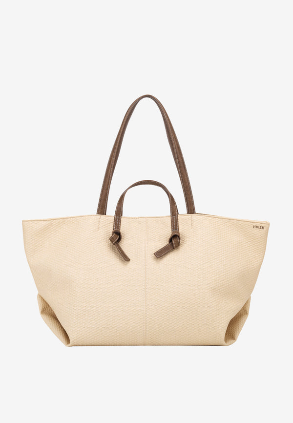 hvisk TOWNY RAFFIA STRUCTURE - Raffia Sand