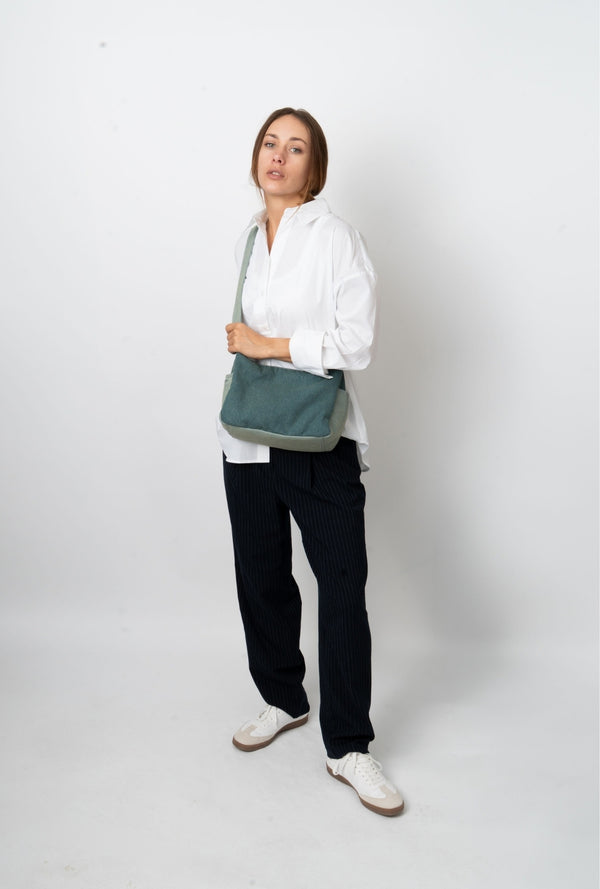 Hvisk TRACY DENIM - Teal Tones