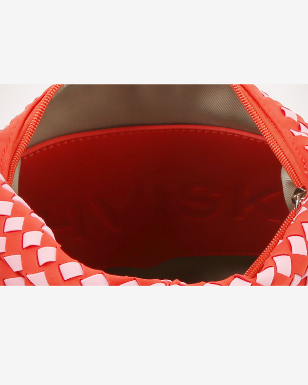 Hvisk TWIST BRAIDED NEOPRENE - Red Coral