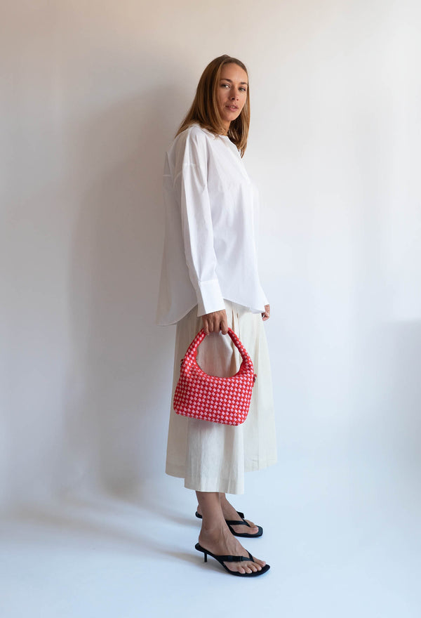 Hvisk TWIST BRAIDED NEOPRENE - Red Coral