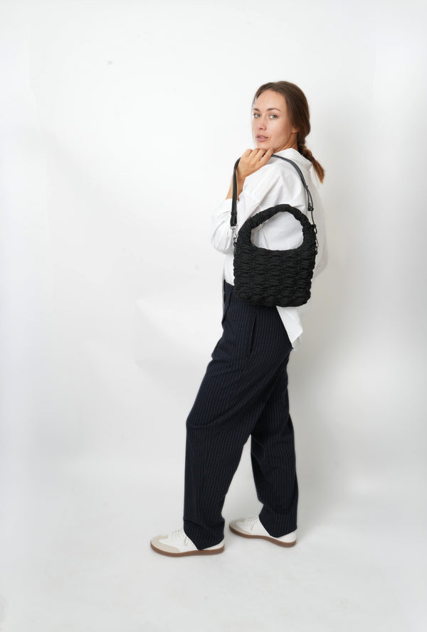 Hvisk TWIST TWILL QUILT - Black