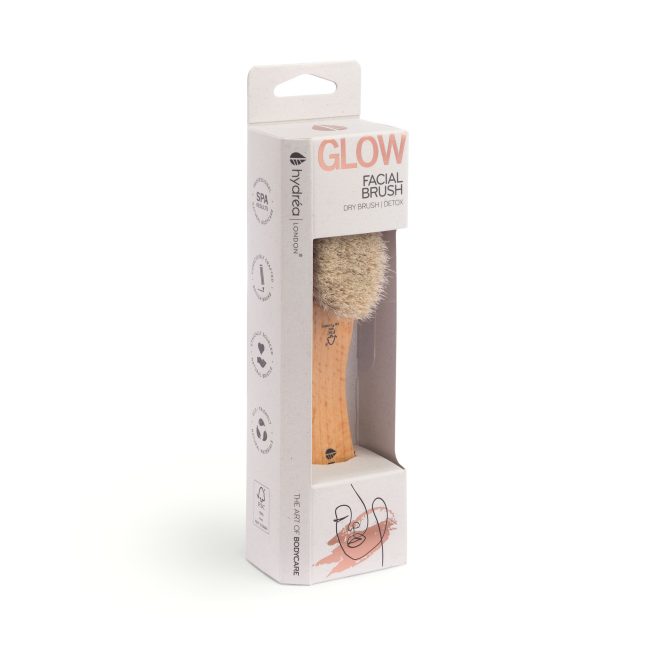 Hydréa London Eco-Friendly Facial Brush – FSC® Certified Beechwood & Natural Bristle For Radiant Skin