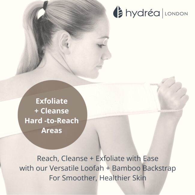 Hydréa London Bamboo + Loofah Back Exfoliator