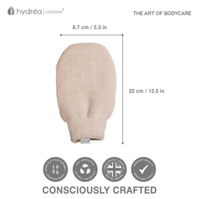 Hydréa London Copper + Cotton Spa Mitt