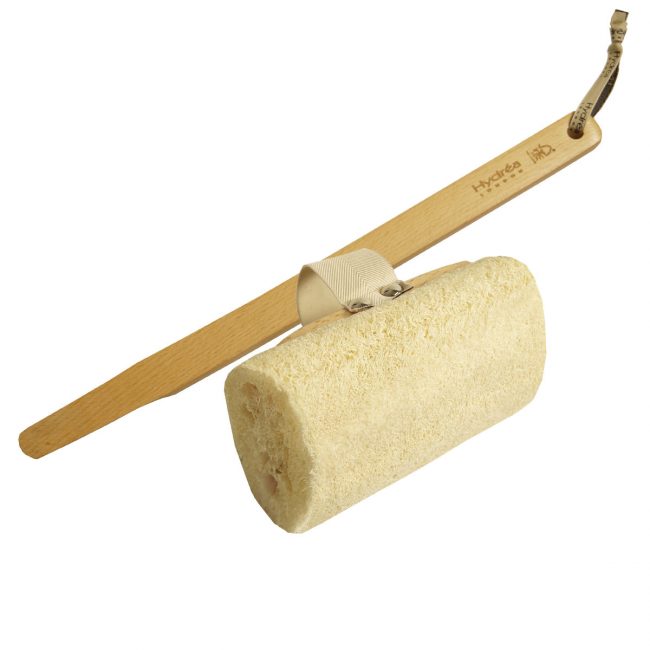 hydréa london Loofah Bath Brush + Detachable Handle