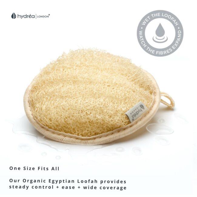 Hydréa London Organic Egyptian Loofah Body Pad