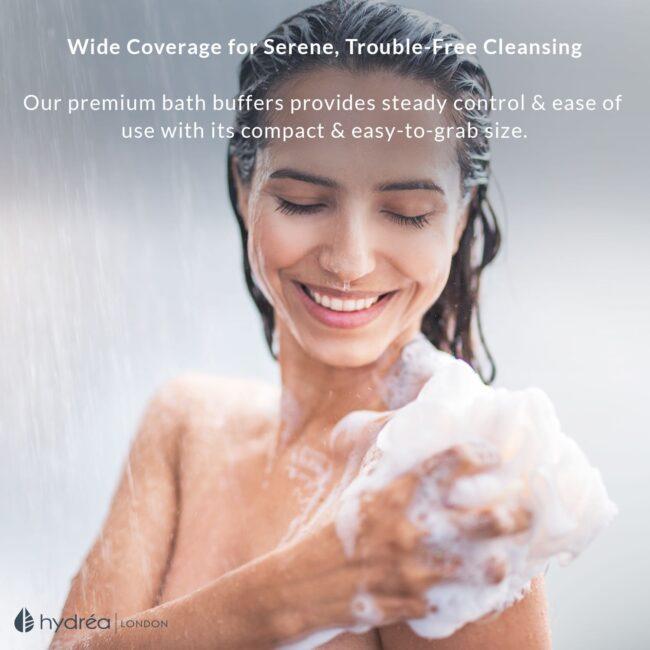 Hydréa London Pebble Black Luxury Bath Buffer