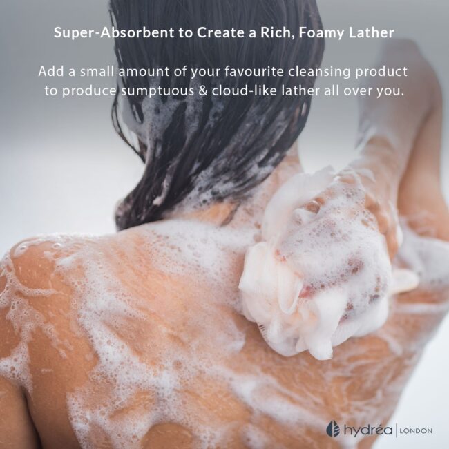 Hydréa London Pebble Black Luxury Bath Buffer