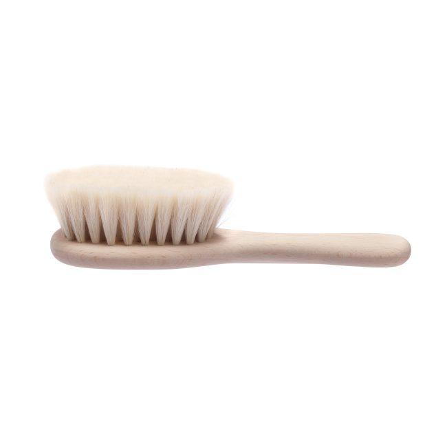 Hydréa London Natural Baby Hair Brush – FSC® Certified Beechwood With Ultra-Soft Bristle