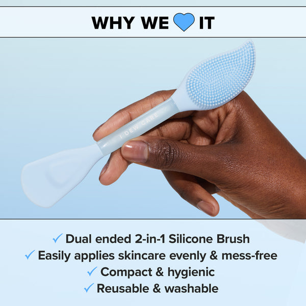 i Dew Care 2-in-1 Silicone Mask Brush