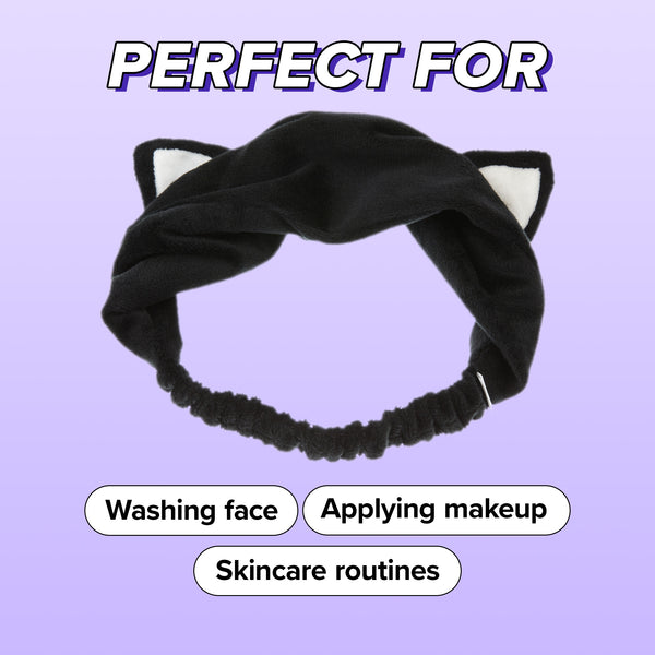 I Dew Care Black Cat Headband