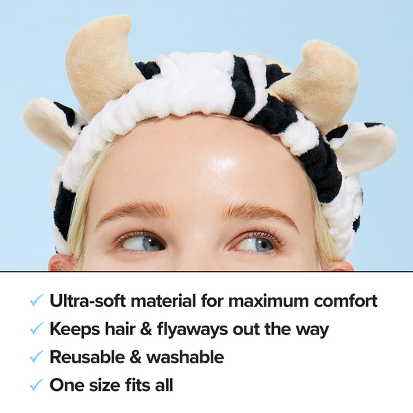I Dew Care Cow Headband