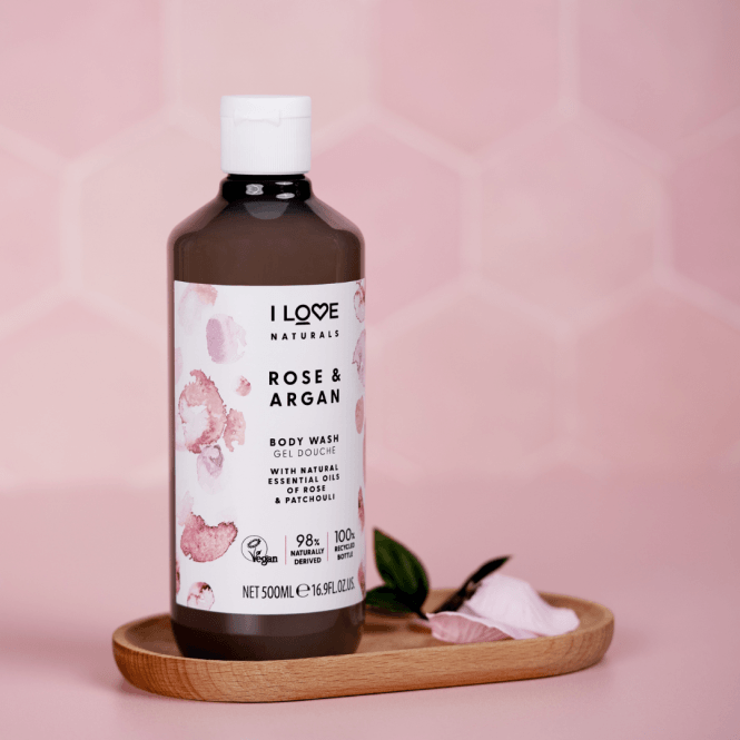 I Love Cosmetics Naturals Body Wash Rose & Argan