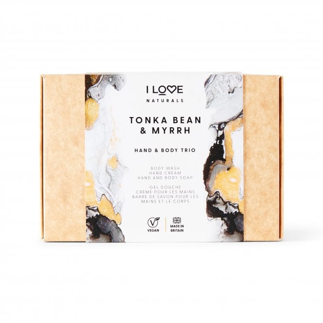 I Love Cosmetics I Love Naturals Hand & Body Trio Pack - Tonka Bean & Myrrh
