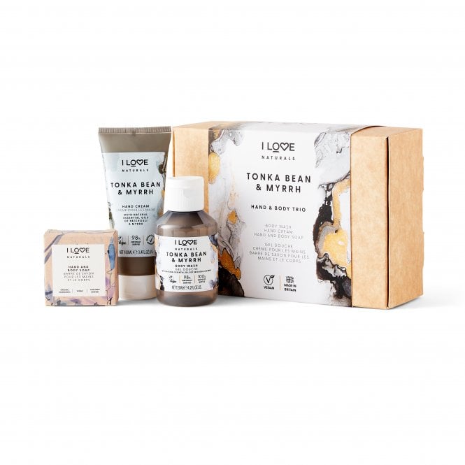 i love cosmetics I Love Naturals Hand & Body Trio Pack - Tonka Bean & Myrrh
