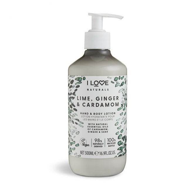 i love cosmetics Naturals Hand & Body Lotion Lime Ginger & Cardamom