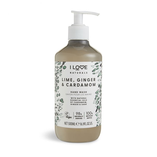 i love cosmetics Naturals Hand Wash Lime Ginger & Cardamom