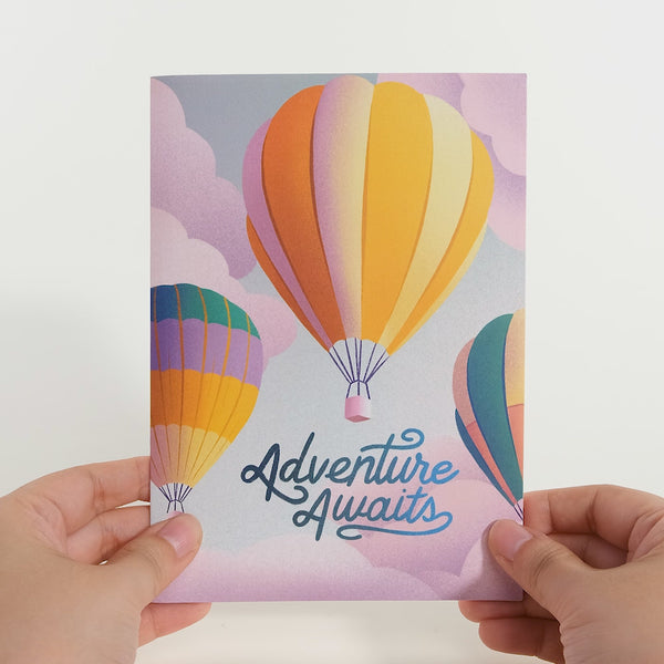 I Love Pop Adventure Awaits Hot Air Balloon Pop-Up Card