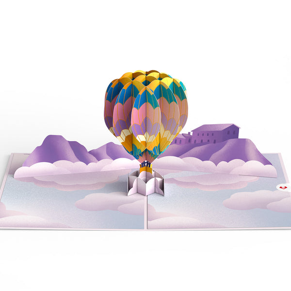 I Love Pop Adventure Awaits Hot Air Balloon Pop-Up Card