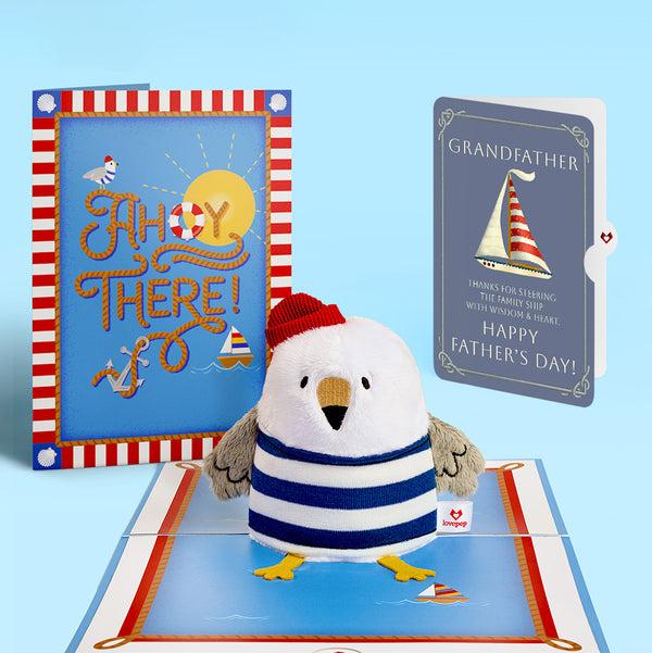 i love pop 'Ahoy There' Father's Day Plushpop Card and Sentiment Set for Grandfather