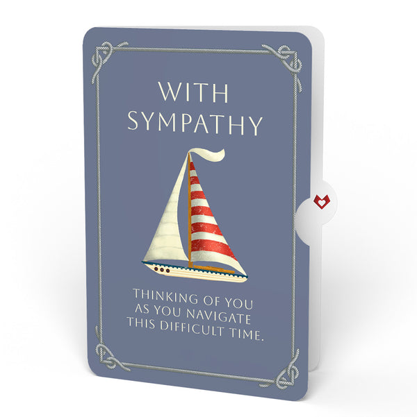 I Love Pop 'Ahoy There' Sympathy Plushpop Card And Sentiment Set