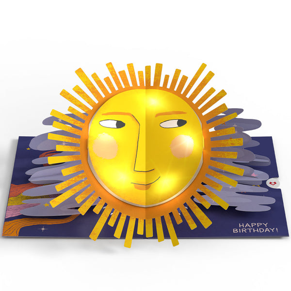 I Love Pop Another Trip Around The Sun Birthday Light-Up Pop-Up Card And Sentiment Set For Mom