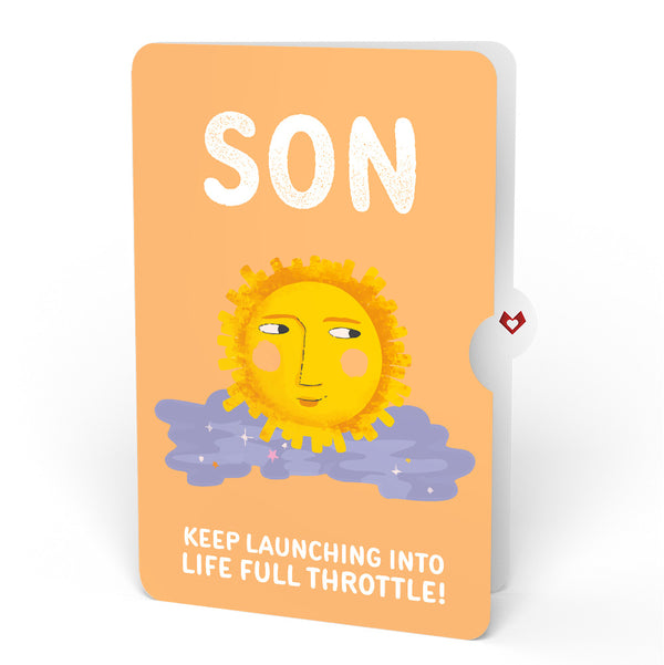 I Love Pop Another Trip Around The Sun Birthday Light-Up Pop-Up Card And Sentiment Set For Son
