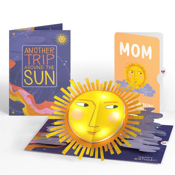i love pop Another Trip Around the Sun Birthday Light-Up Pop-Up Card and Sentiment Set for Mom i love pop Another Trip Around the Sun Birthday Light-Up Pop-Up Card and Sentiment Set for Mom