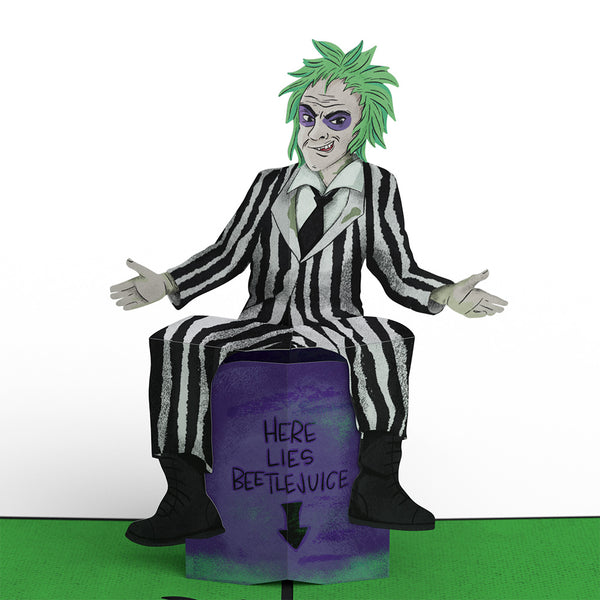 I Love Pop Beetlejuice Birthday Birthday Birthday Pop-Up Card
