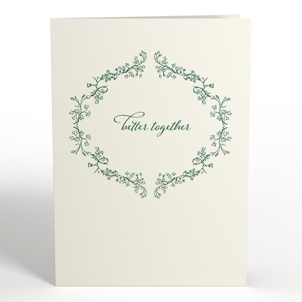I Love Pop Better Together Mr. & Mr. Wedding Pop-Up Card