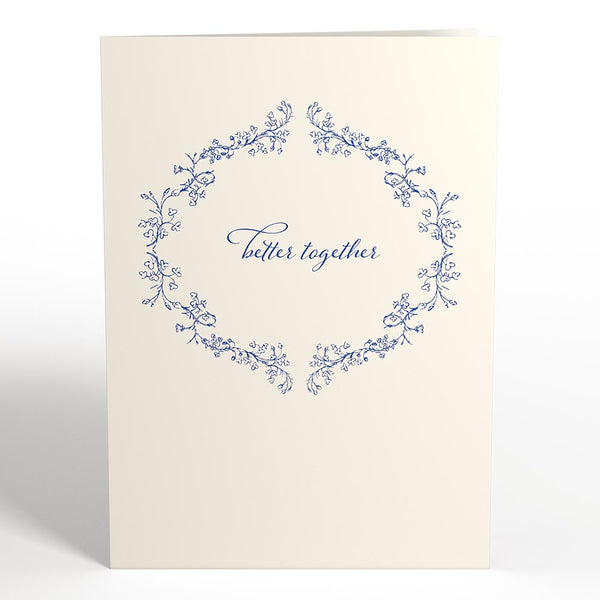 I Love Pop Better Together Mr. & Mrs. Wedding Pop-Up Card