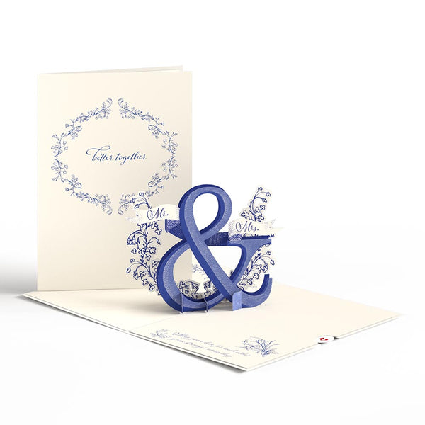 i love pop Better Together Mr. & Mrs. Wedding Pop-Up Card