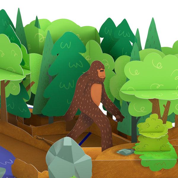 I Love Pop Bigfoot Legendary Birthday Pop-Up Card And Sentiment Set