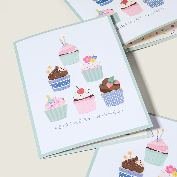 I Love Pop 'Birthday Wishes' Cupcake Cat Plushpop Card And Bouquet Bundle