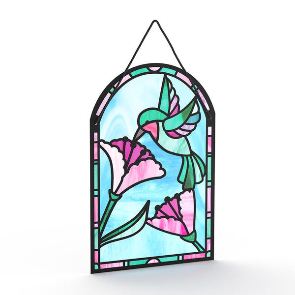 I Love Pop Blessing To Have A Mom Like You Hummingbird Suncatcher Card