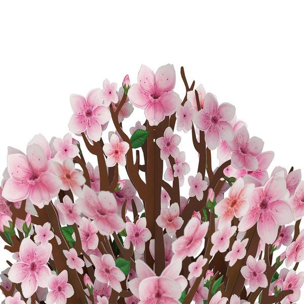 I Love Pop Cherry Blossom Birthday Bouquet And Sentiment Set For Mom