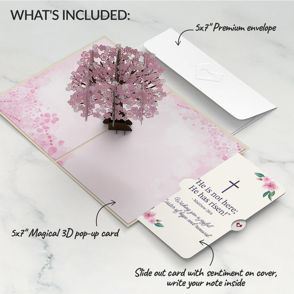 I Love Pop Cherry Blossom Easter Pop-Up Card And Sentiment Set