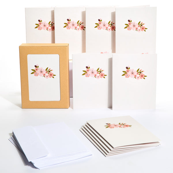 I Love Pop Cherry Blossom Thank You Box Set (12-Pack): Paperpop® Card