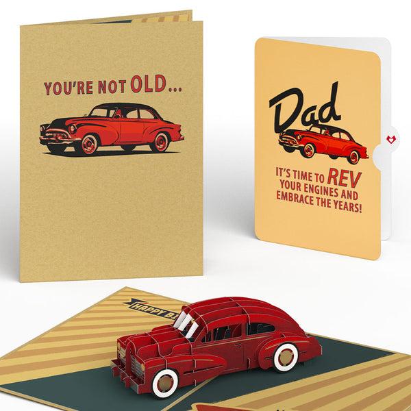 i love pop Classic Car Birthday Pop-Up Card and Sentiment Set for Dad i love pop Classic Car Birthday Pop-Up Card and Sentiment Set for Dad