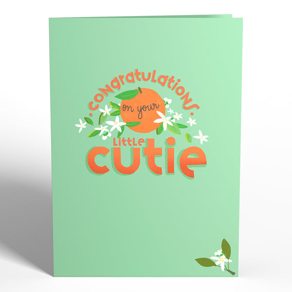 I Love Pop Congratulations On Your Cutie New Baby Pop-Up Card