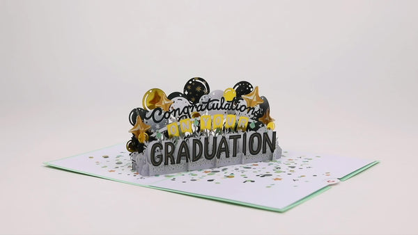 I Love Pop Congratulations On Your Graduation Pop-Up Card