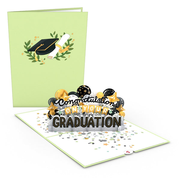 i love pop Congratulations On Your Graduation Pop-Up Card