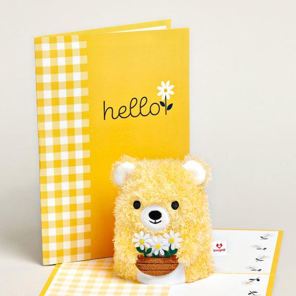 I Love Pop Daisy Greetings Plushpop Card And Bouquet Bundle