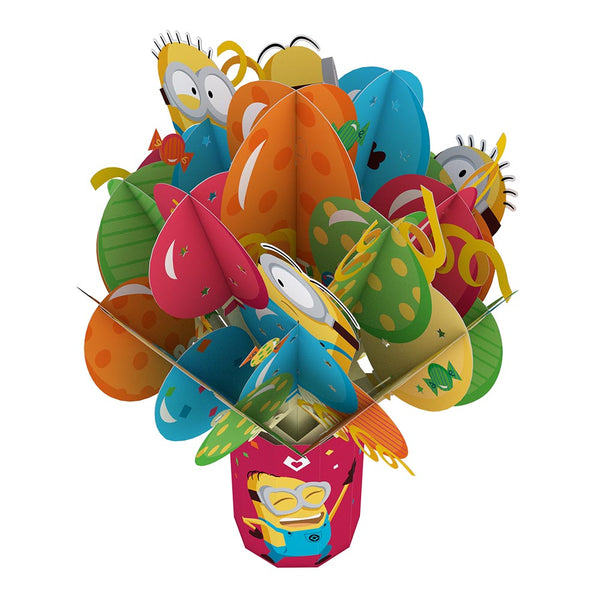 I Love Pop Despicable Me Minions Birthday Balloon Bouquet
